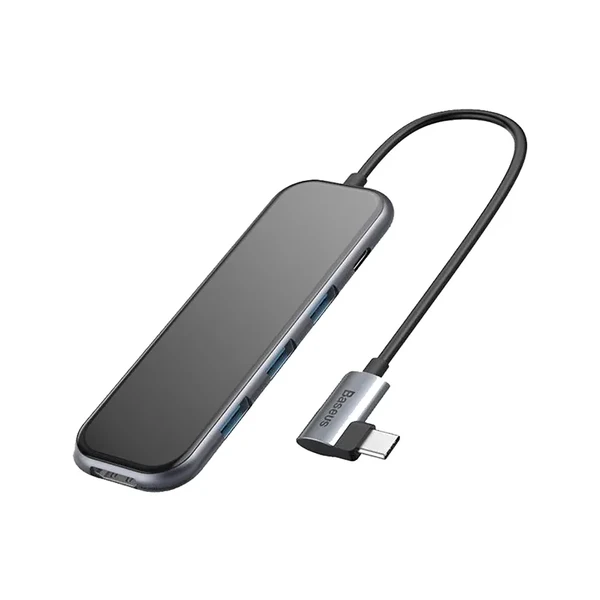 USB-C Хаб Baseus Mirror Multi-functional 5 в 1 USB Type-C to USB 3.0 x3 | HDMI 4K | PD для MacBook | iPad у Броварах