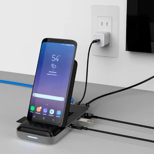 Беспроводная зарядка с USB-C хабом HyperDrive 7.5W - Фото 9