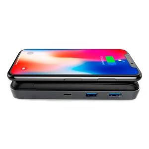 Беспроводная зарядка с USB-C хабом HyperDrive 7.5W - Фото 5