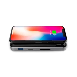 Беспроводная зарядка с USB-C хабом HyperDrive 7.5W - Фото 6