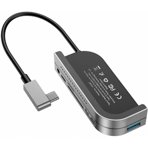 Хаб USB-C для iPad Pro 11" | 12.9" | Air | mini 6 Baseus Bend Angle Hub No.7 Multifunctional