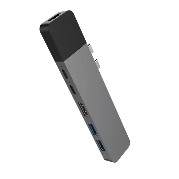 Хаб (адаптер) HyperDrive NET 6-in-2 USB-C 4K30Hz HDMI для MacBook Pro | Air Space Gray