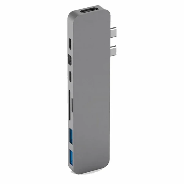 Хаб (адаптер) HyperDrive PRO 8-in-2 USB-C 4K30Hz HDMI для MacBook Pro | Air Space Gray