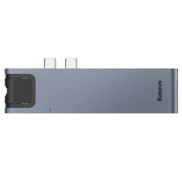 Хаб USB-C для MacBook Pro | Air Baseus Thunderbolt C + Pro 7 в 1 Smart HUB