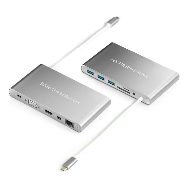 Хаб (адаптер) HyperDrive Ultimate 11-in-1 USB-C PD 4K30Hz HDMI для MacBook | iPad Space Gray