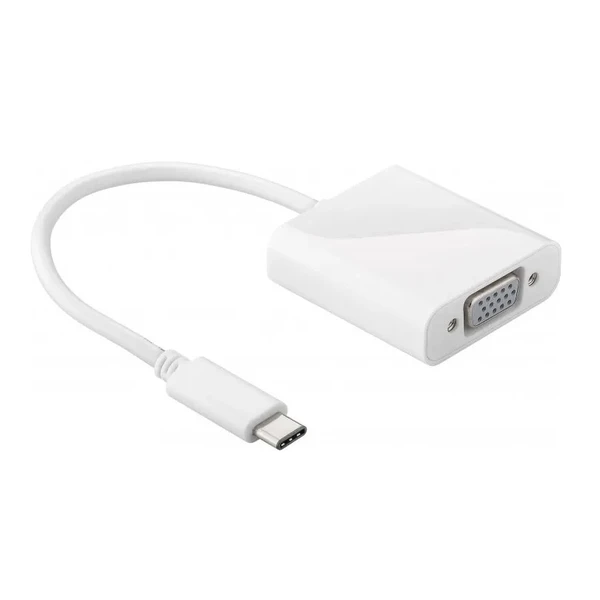 Перехідник iLoungeMax USB Type-C to VGA Adapter White для Apple MacBook