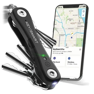 Органайзер для ключей с поддержкой Apple Find My KeySmart iPro Black - Фото 4