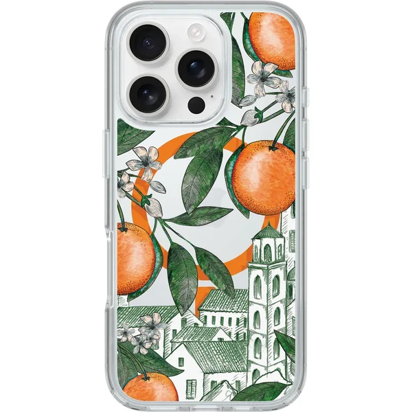 Чехол Otterbox Symmetry Series Clear Vintage Vacation MagSafe Italian Summer для iPhone 16 Pro в Тернополе