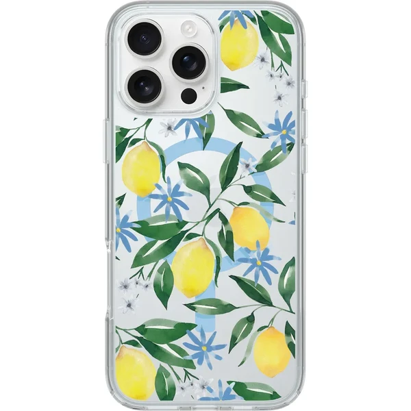 Чехол Otterbox Symmetry Series Clear Vintage Vacation MagSafe Limoncello для iPhone 16 Pro Max