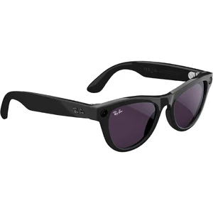 Фотохромные умные очки Ray-Ban Meta Skyler, Shiny Black / Clear / Amethyst Transitions - Фото 2