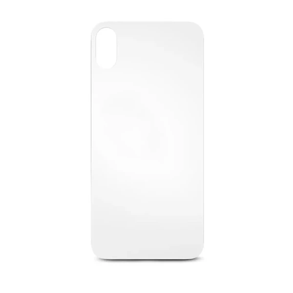 Защитное стекло на заднюю панель Baseus 3D Silk-Screen Back Glass 0.3mm White для iPhone X | XS в Запорожье