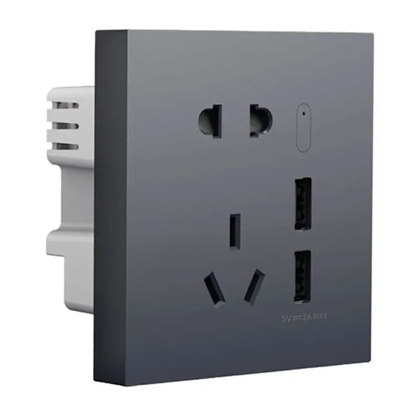 Розумна Wi-Fi розетка Aqara Smart Socket H1 USB, ZigBee 3.0 2USB HomeKit