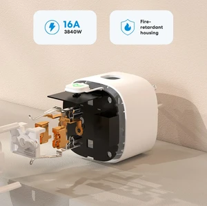 Умная розетка Meross 16A Apple HomeKit с поддержкой Siri - Фото 3