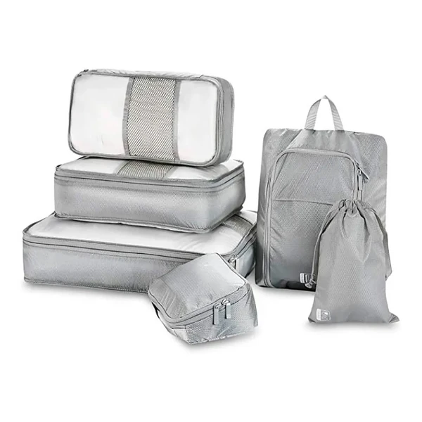 Набір дорожніх органайзеров WIWU 6 в 1 Light Gray