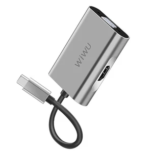 Алюмінієвий концентратор WIWU Apollo USB-C Hub Gray