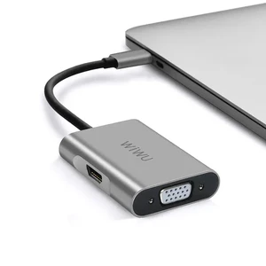 Алюминиевый концентратор WIWU Apollo USB-C Hub Gray - Фото 2
