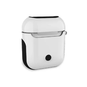 Пластиковый чехол с карабином WIWU Armor White для Apple AirPods - Фото 2