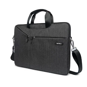 Нейлонова сумка WIWU GearMax City Commuter Bag Black для MacBook Air 11" |  12" - Фото 4