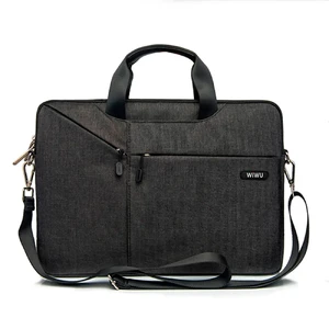 Нейлонова сумка WIWU GearMax City Commuter Bag Black для MacBook Pro 13" | 14" |  Air 13" - Фото 4
