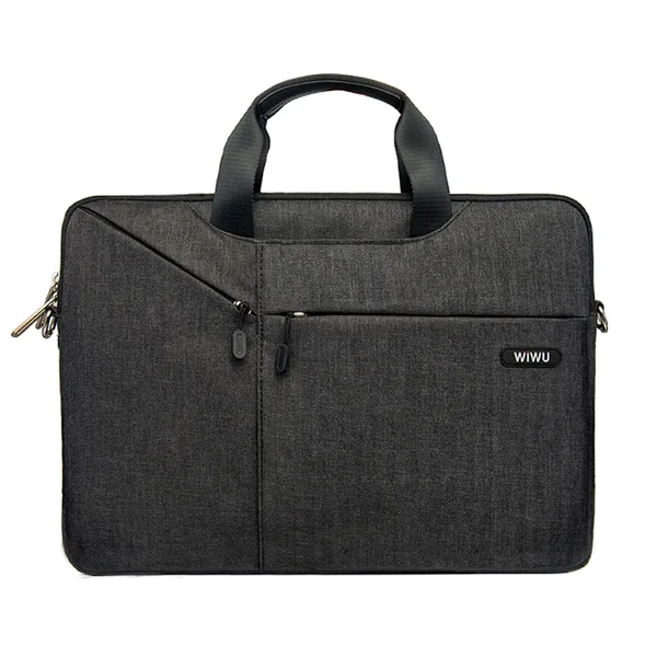 Нейлонова сумка WIWU GearMax City Commuter Bag Black для MacBook Pro 13" | 14" |  Air 13"
