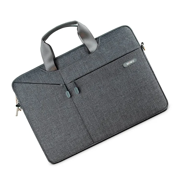 Нейлонова сумка WIWU GearMax City Commuter Bag Grey для MacBook Pro 16" | Pro 15"