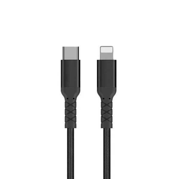 Нейлоновий кабель WIWU WP101 Type-C to Lightning Black