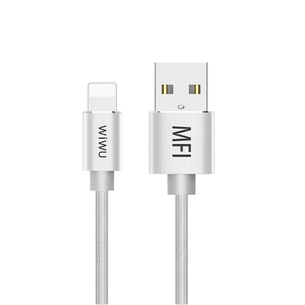 Кабель WiWU MFI USB-A to Lightning Grey 1.2m