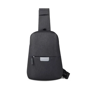 Рюкзак WIWU Mi + Chest Bag Black з виходом для навушників  - Фото 1