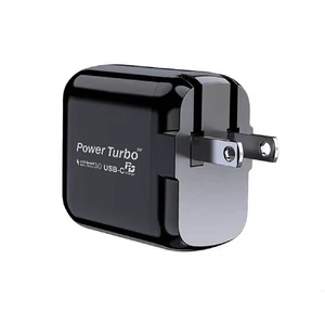Зарядний пристрій Wiwu Power Turbo Dual Port PT1821 (US) + EU адаптер