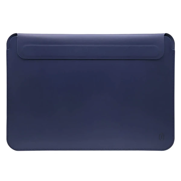 Чехол-папка WIWU Skin Pro 2 Leather Sleeve для MacBook Air 13" (2018-2024) | Pro 13" (2016-2022) Navy Blue