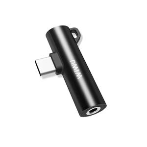 Адаптер для навушників WIWU ST03 Lightning to AUX 3.5mm | Lightning Black  - Фото 1