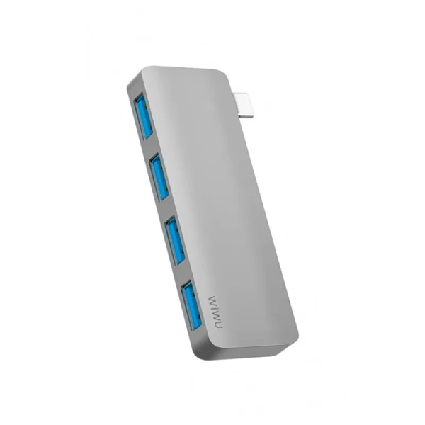 Хаб WIWU T6S 4-in-1 USB-C Converter Gray в Кривому Розі