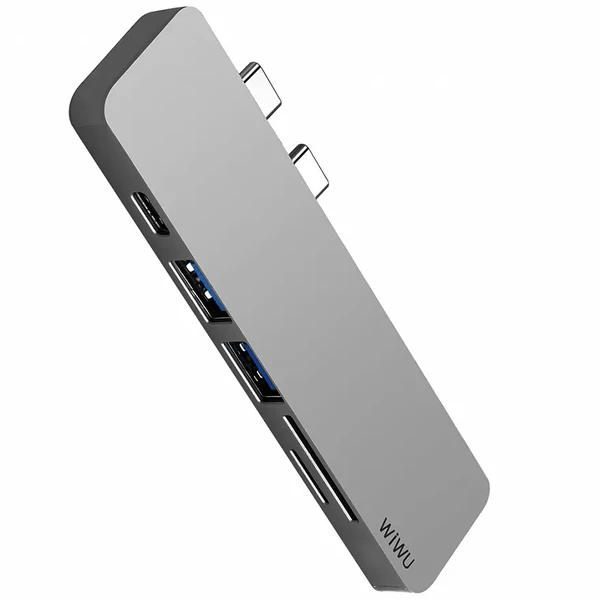 Хаб WIWU T8 Lite USB Type-C Gray в Кривому Розі