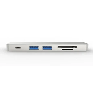 Хаб WIWU T8 Lite USB Type-C Silver - Фото 2