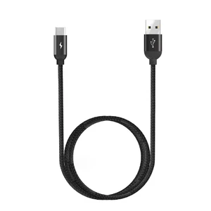 Нейлоновий кабель WIWU YZ-104 USB-A to Type-C Black 1.2m