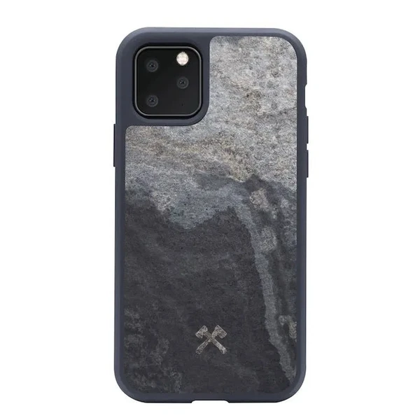 Чохол з натурального каменю Woodcessories Bumper Case Stone Camo Gray для iPhone 11 Pro Max в Запоріжжі