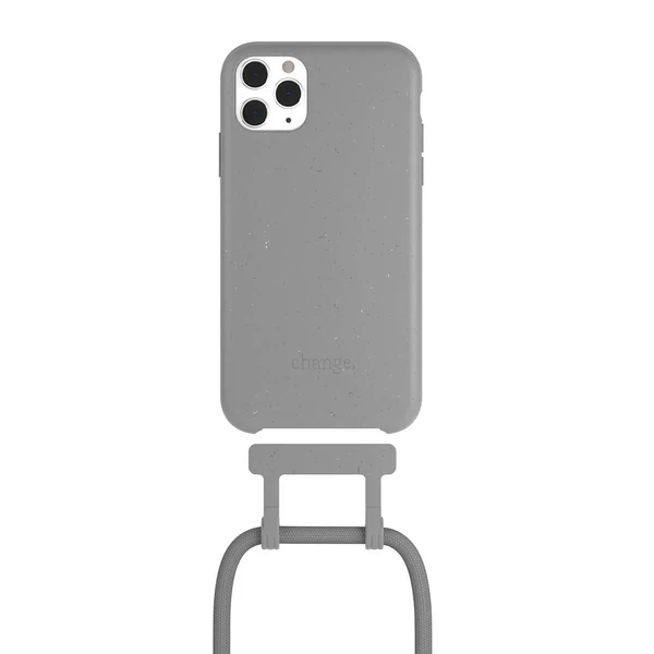 Чохол Woodcessories Necklace Bio AM Cool Grey для iPhone 11 Pro в Запоріжжі