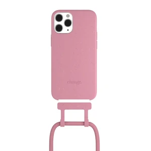 Чехол Woodcessories Necklace Bio AM Coral Pink для iPhone 12 | 12 Pro cha030 - Фото 1