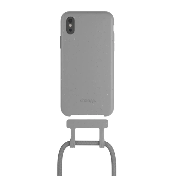 Чохол Woodcessories Necklace Bio AM Cool Grey для iPhone XS в Кривому Розі