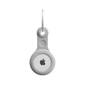 Эко-брелок с кольцом Woodcessories Bio Case Cool Grey для AirTag