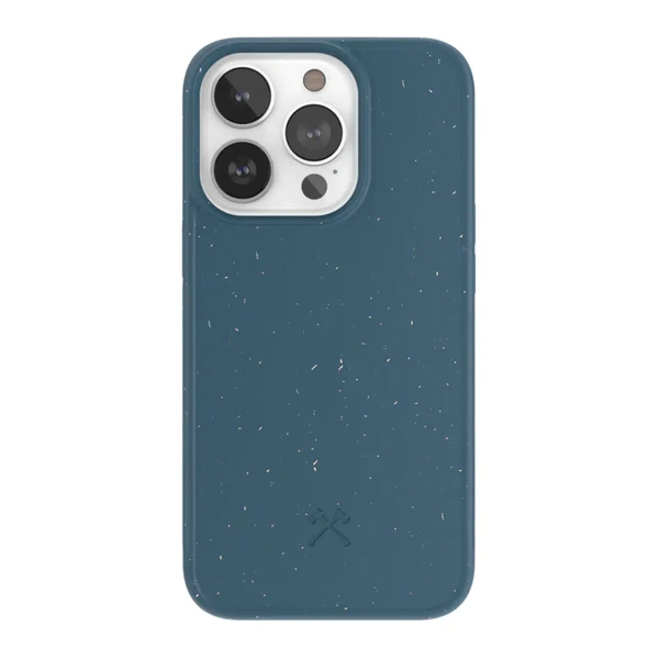 Еко-чохол Woodcessories Bio Case Navy Blue для iPhone 14 Pro у Житомирі