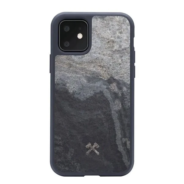 Чохол з натурального каменю Woodcessories Bumper Case Stone Camo Gray для iPhone 11 у Миколаєві