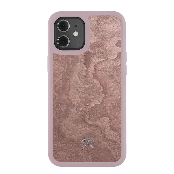 Чохол з натурального каменю Woodcessories Bumper Case Stone Canyon Red для iPhone 12 mini