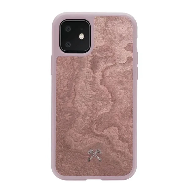 Чохол з натурального каменю Woodcessories Bumper Case Stone Canyon Red для iPhone 11 в Чернівцях