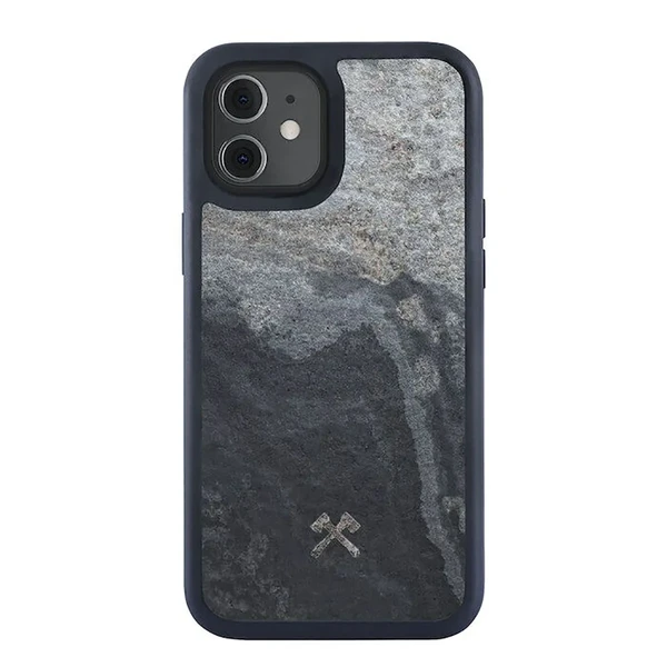 Чохол з натурального каменю Woodcessories Bumper Case Stone Camo Gray для iPhone 12 mini