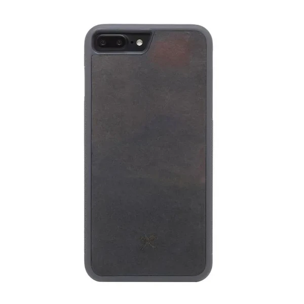 Чохол з натурального каменю Woodcessories Bumper Case Stone Volcano Black для iPhone 7 Plus | 8 Plus в Запоріжжі