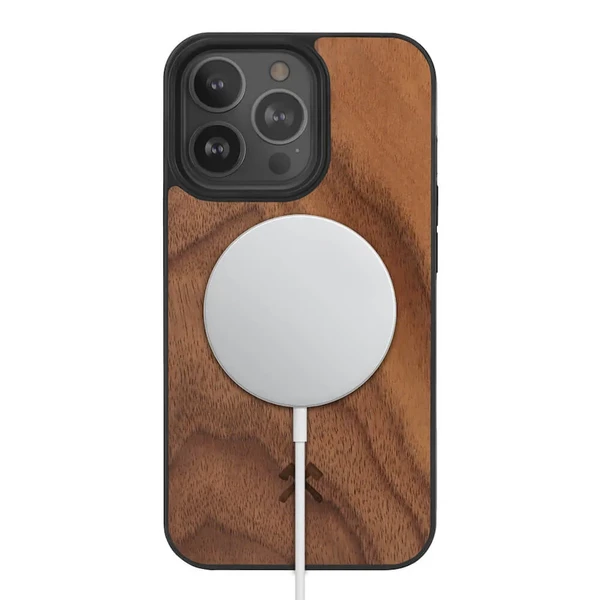 Дерев'яний чохол Woodcessories Bumper Case Walnut MagSafe для iPhone 13 Pro Max у Тернополі