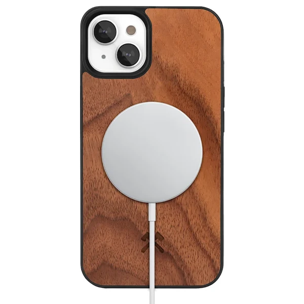 Дерев'яний чохол Woodcessories Bumper Case with MagSafe Walnut для iPhone 14 | 13
