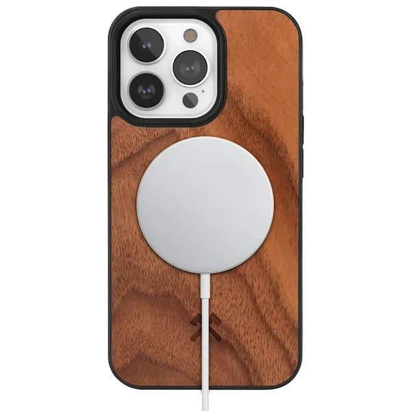 Дерев'яний чохол Woodcessories Bumper Case with MagSafe Walnut для iPhone 14 Pro Max у Броварах