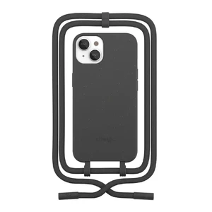 Еко-чохол з ремінцем Woodcessories Crossbody Case Black для iPhone 13